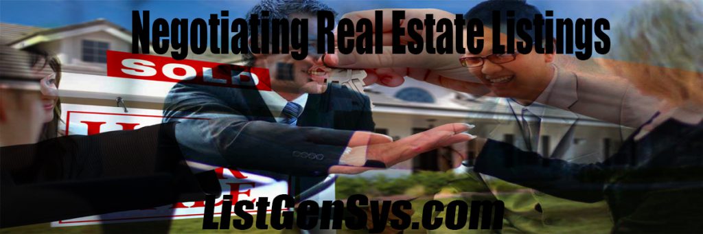 Negotiating Real Estate Listings