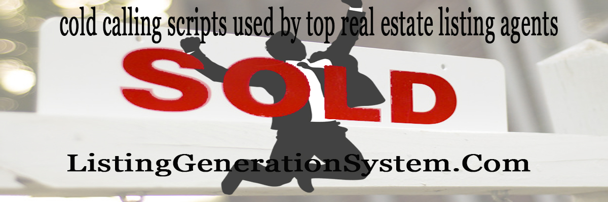 sample cold calling scripts for real estate agents